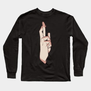 Anime hand Long Sleeve T-Shirt